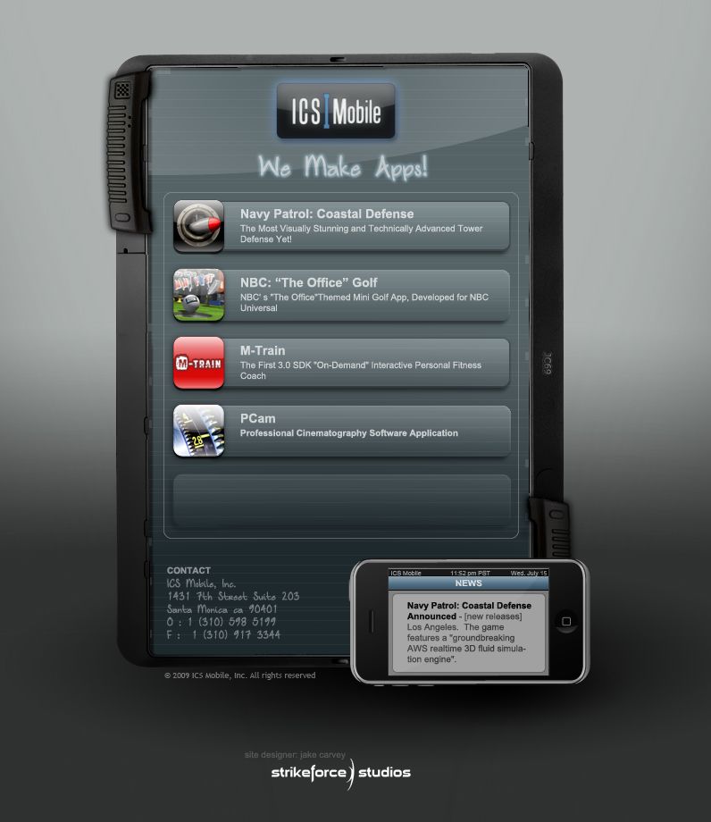 ICS Mobile Website 2.0